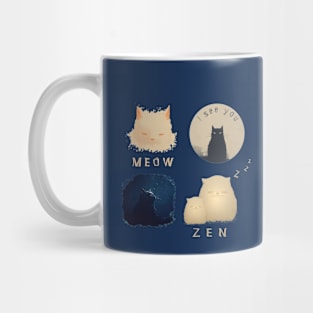 4 cats Mug